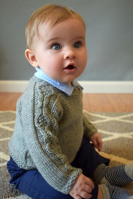 Crosscut Pullover for Children, 3 mos to 6 yrs, knit-a4-jpg
