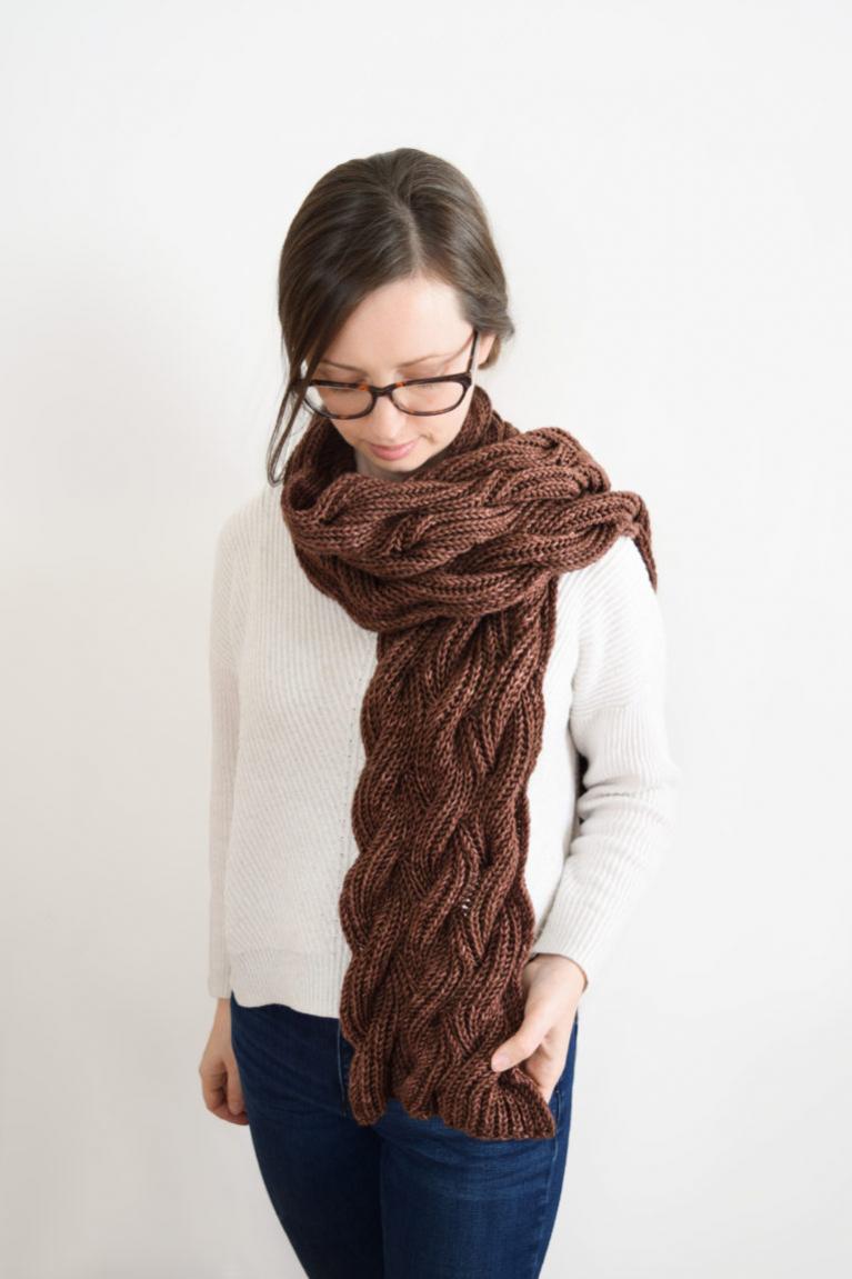 21 Cozy Scarf Knitting Patterns, knit-e2-jpg