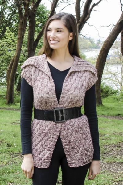 Textured Vest for Women, XS-3XL, knit-d1-jpg