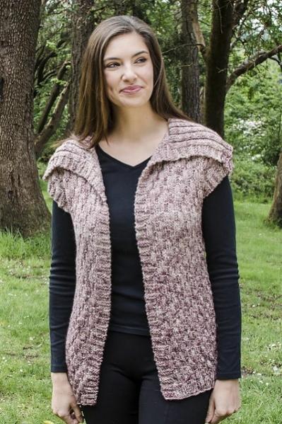 Textured Vest for Women, XS-3XL, knit-d2-jpg