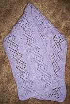 Knitted Lacy Scarf with Center Cables,knit-a1-jpg