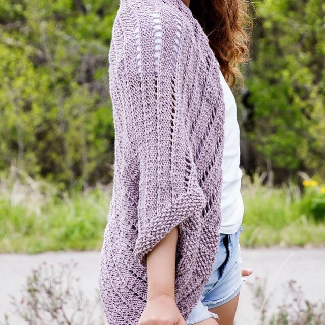 Summertime Cocoon Sweater for Women, One Size, knit-z1-jpg