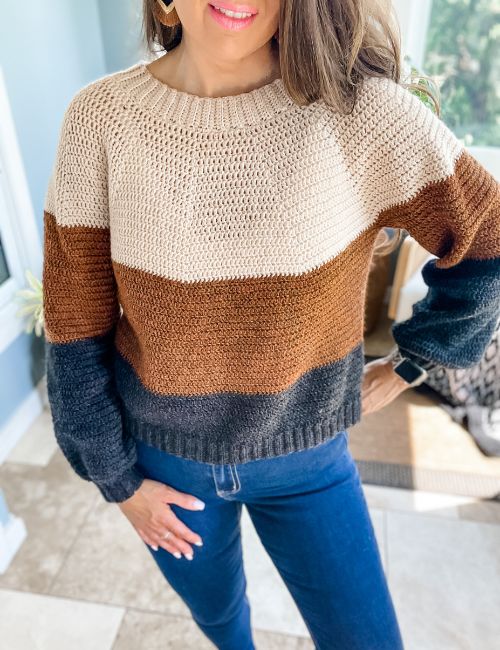 Rocky Mountain Colorblock Sweater for Women, XS=5X-q4-jpg