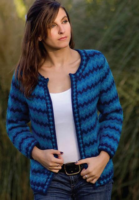 Women's Tonal Fair Isle Jacket, S-3X, knit-a1-jpg