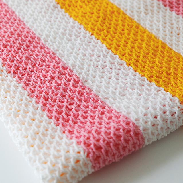 Morning Sky Striped Baby Blanket, knit-e3-jpg