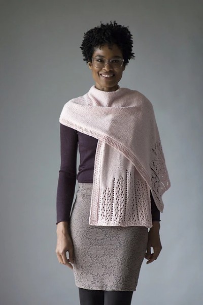 Lace Dipped Scarf, knit-e1-jpg