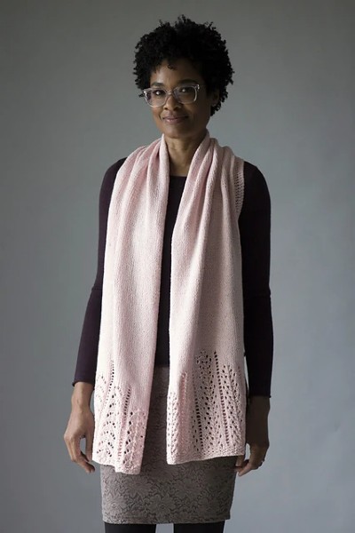 Lace Dipped Scarf, knit-e2-jpg