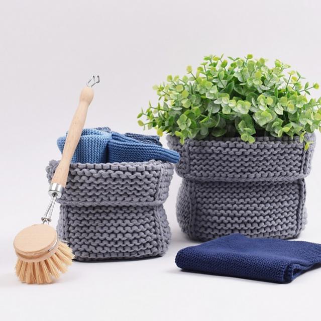 Knitted Square Baskets in 2 Sizes-t2-jpg