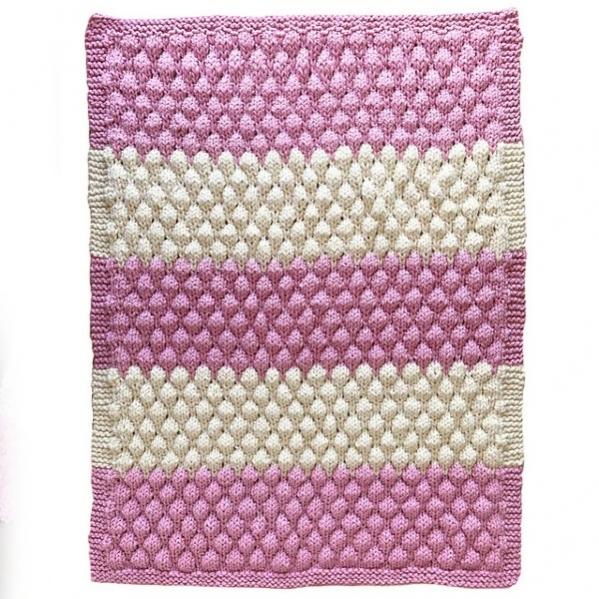 Chunky Bubble Stitch Blanket, knit-e3-jpg
