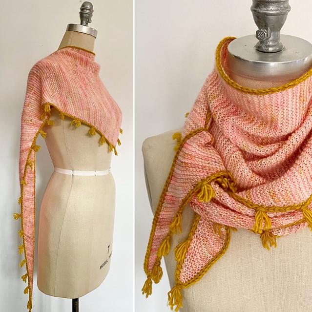 Spring Thing Shawlette, knit-s4-jpg