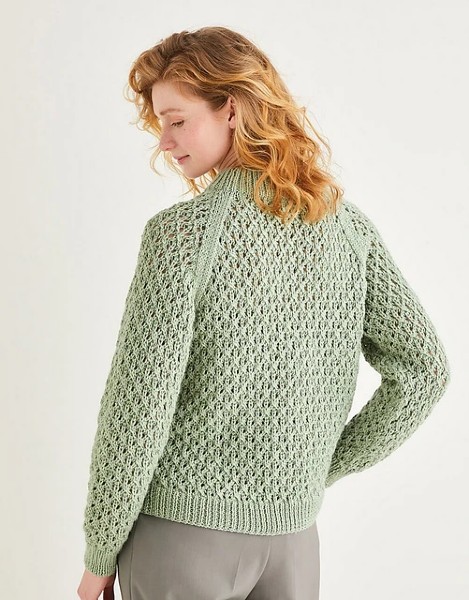 Trellis Pattern Sweater for Women, 32&quot; to 54&quot;, knit-a2-jpg