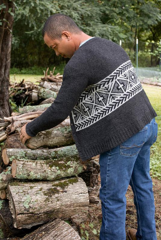 Featherwork Cardigan for Adults, XS-5V-e3-jpg