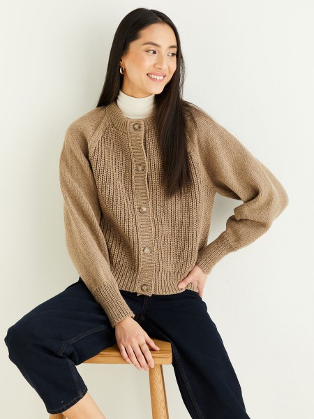 Textured Classic Cardigan for Women, S-XXXL, knit-s4-jpg