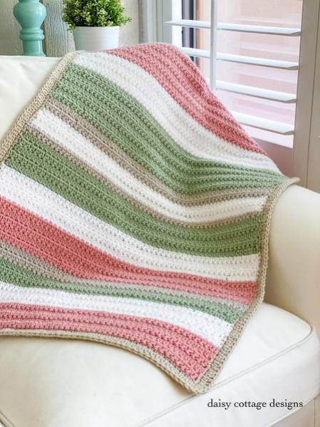 Easy Textured Stripes Blanket-d1-jpg