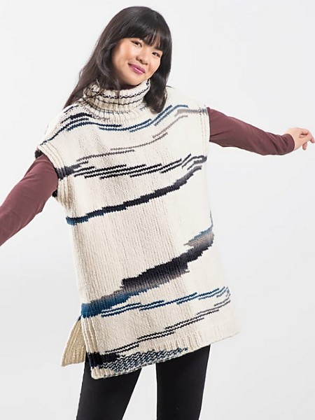Newfane Poncho for Women, body circumference  52.5&quot; to 64.25&quot;-d1-jpg