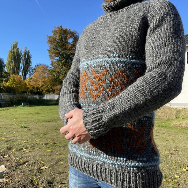 Robin Unisex Sweater for Adults, XS-XL, knit-d4-jpg