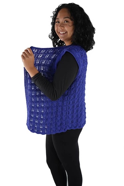April Vest for Women, XS-2XL, knit-a1-jpg