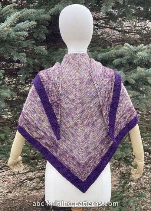 Ever Lovely Shawl, knit-s2-jpg