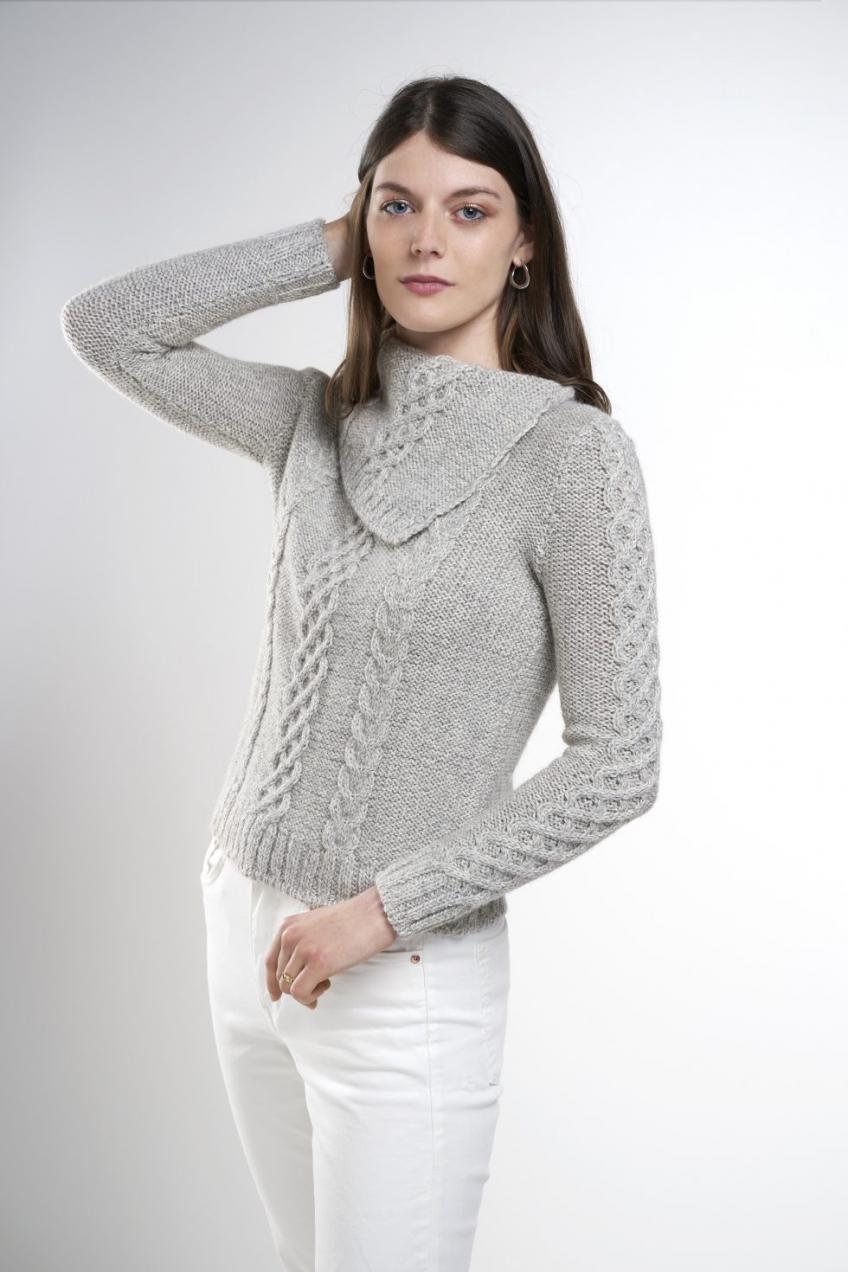 Alhambra Pullover for Women, siize is adjustable, knit-e2-jpg