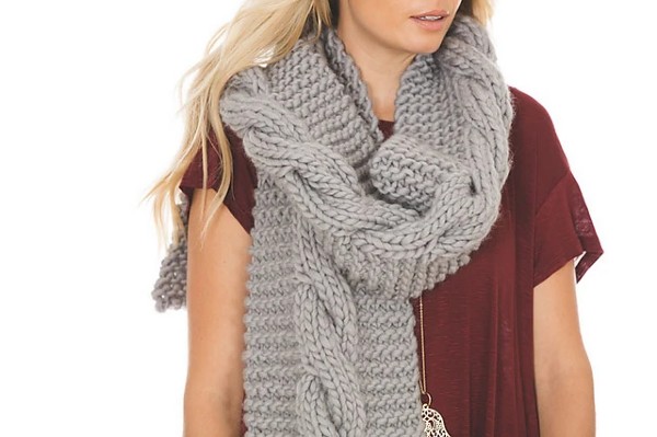 Audrey Knitted Super Scarf, knit-s2-jpg