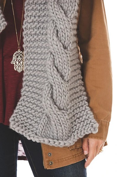 Audrey Knitted Super Scarf, knit-s3-jpg