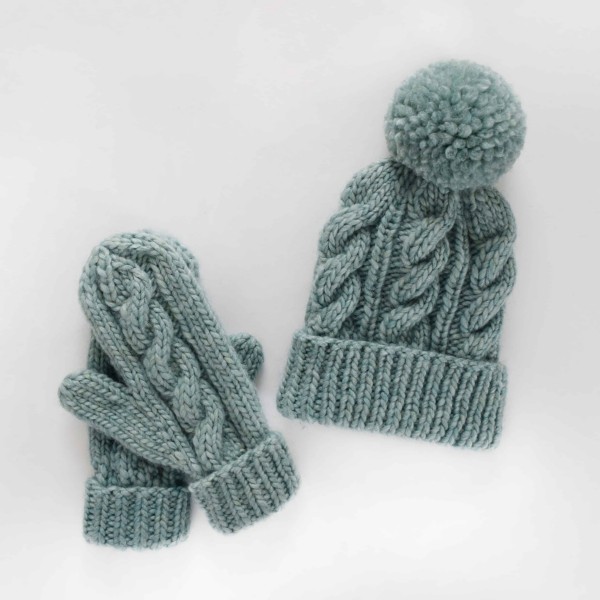 Classic Cabled Hat and Mittens, knit-a1-jpg