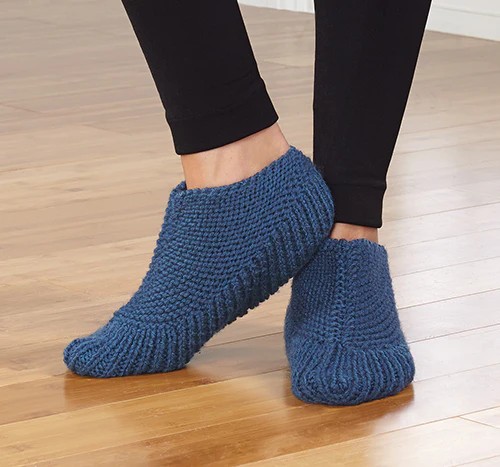 Free Knit Boot Slippers for Women, size 7 to 9-e1-jpg