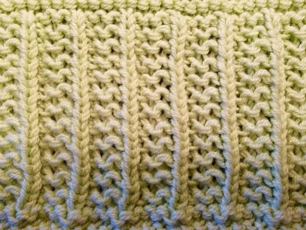 Mom's Bench Lap  Blanket, knit-s3-jpg