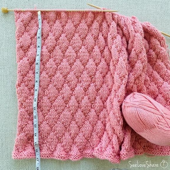 Argyle Knit Blanket, knit-s3-jpg