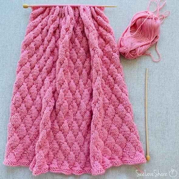 Argyle Knit Blanket, knit-s4-jpg