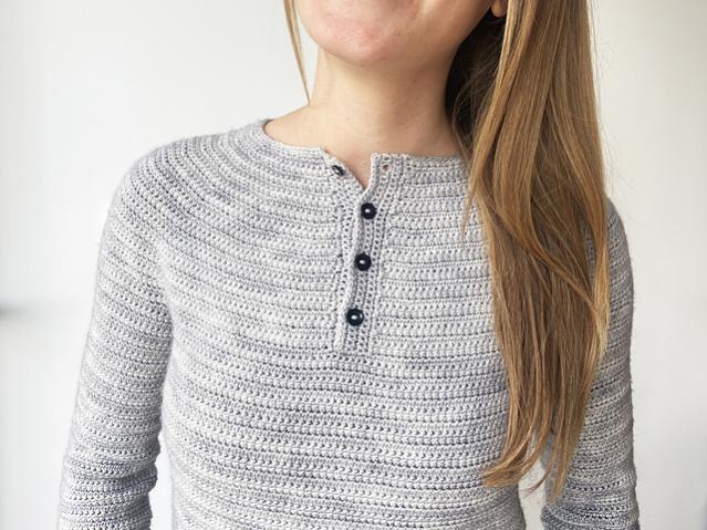 Henley Button Sweater for Women. 27&quot; to 62&quot;-q2-jpg