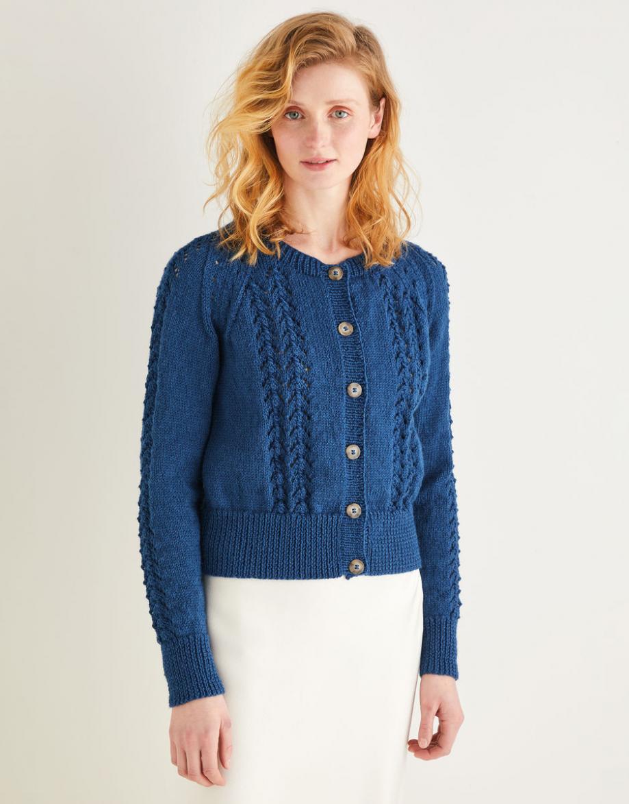 Lace Textured Cardigan for Women, S-XXXL, knit-d1-jpg
