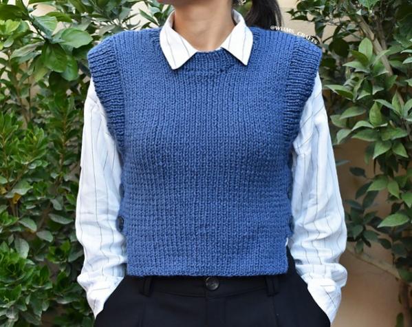 Kiki Vest for Women, XS-4XL, knit-a3-jpg