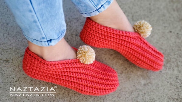 Crochet Easy Slippers, any size-q1-jpg