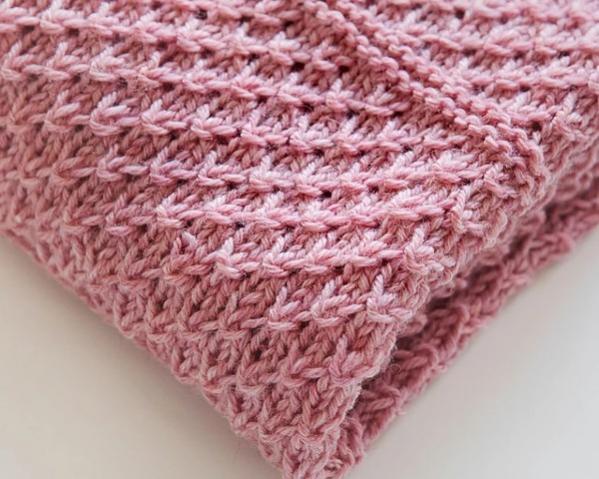 Drops of Love Baby Blanket, knit-a3-jpg