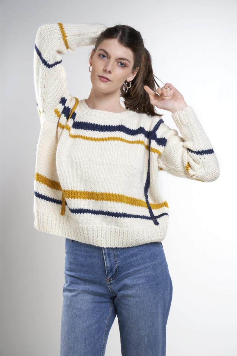 Stonehenge Pullover for Women, M, also adjustable, knit-a1-jpg