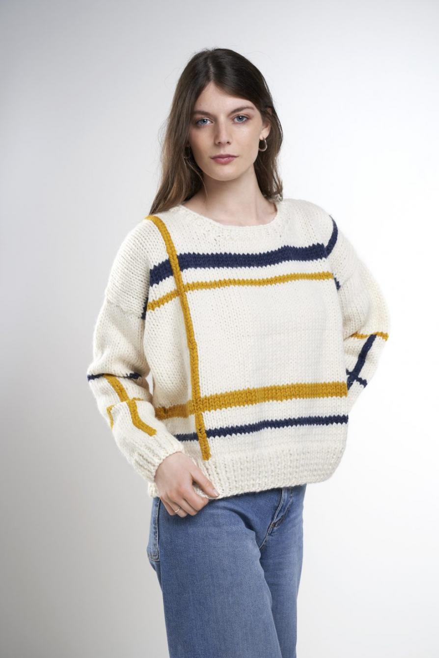 Stonehenge Pullover for Women, M, also adjustable, knit-a2-jpg
