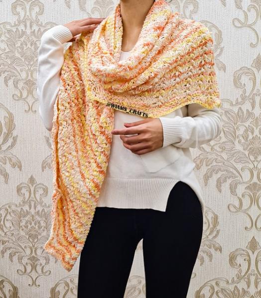 Marigold Shawl, knit-e1-jpg