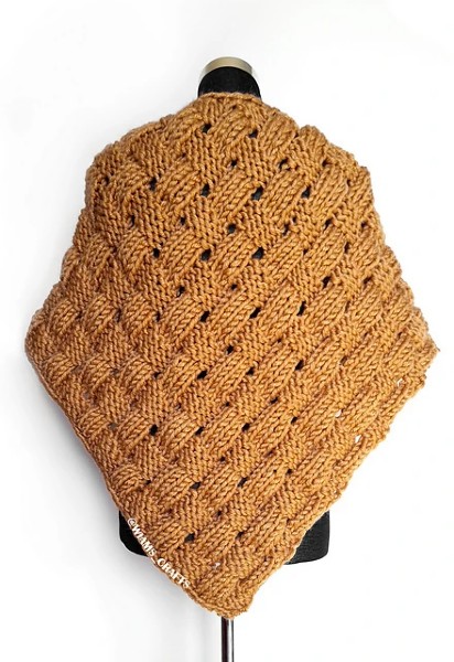 Ginger Basket Shawlette, knit-a1-jpg