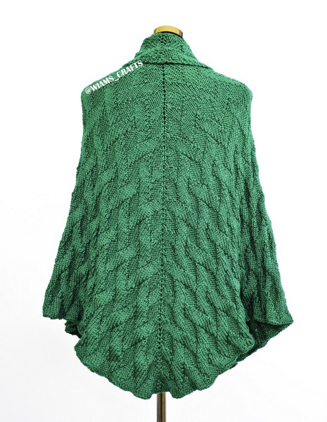 Rhombus Weave Shawl, knit-s1-jpg