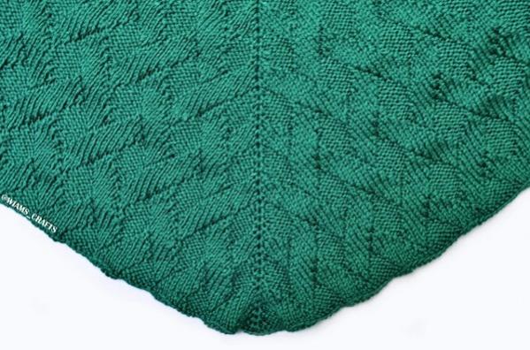 Rhombus Weave Shawl, knit-s4-jpg
