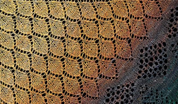 Porcupine Island Shawl, knit-e3-jpg