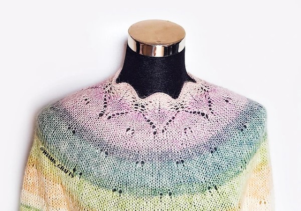 Pastel Stripes Sweater for Women, XS-2XL, knit-a2-jpg