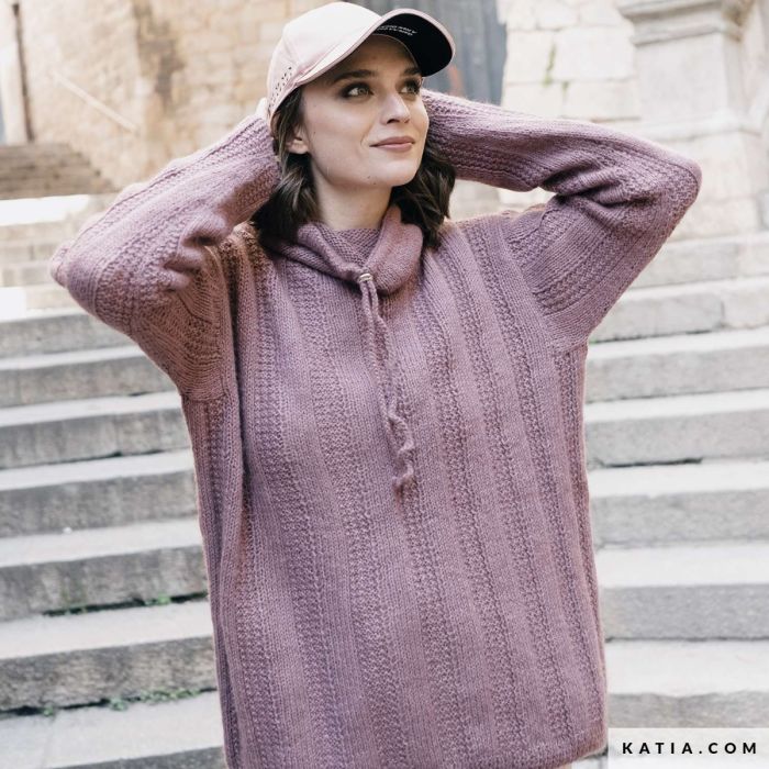 Women's Cord and Rib Texture Sweater, knit-q2-jpg