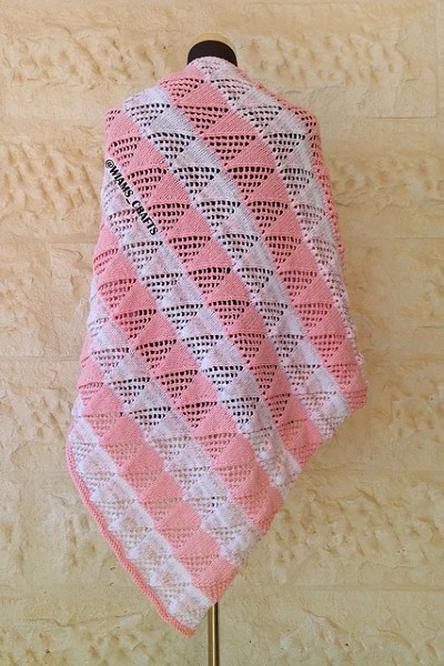 Powder Stripes Shawl, knit-s2-jpg