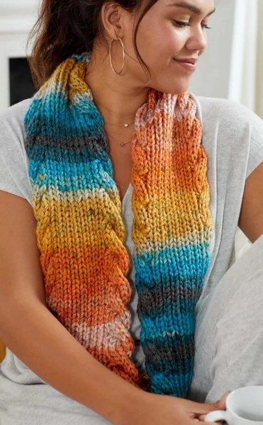Cabled Colors Cowl, knit-e1-jpg