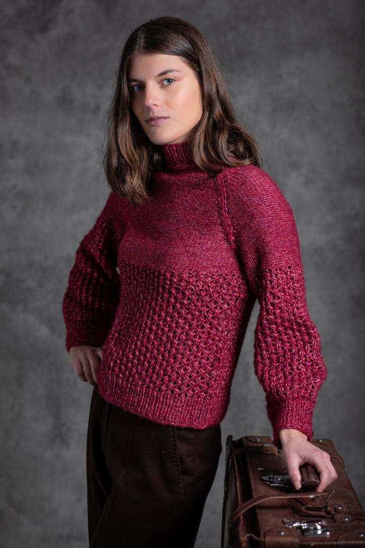 Laila Pullover for Women, size M, also adjustable, knit-s2-jpg