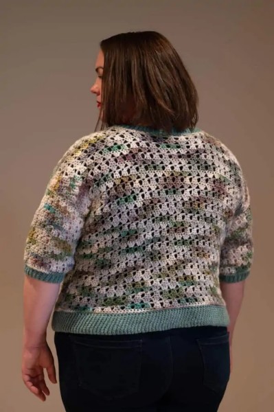 3/4 Sleeve Crochet Sweater, XS-5X-w2-jpg