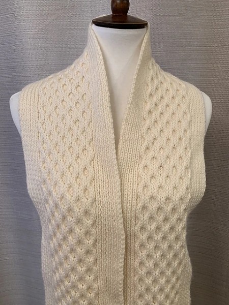 Brianna Honeycomb Scarf, knit-e1-jpg