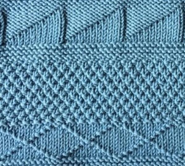 Knit and Purl Baby Blanket, knit-s3-jpg